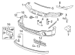 GMC Sierra 2500 Bumper Diagram - 12335963