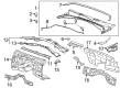 2017 Cadillac CTS Weather Strip Diagram - 20991622