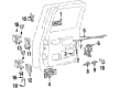 GMC C3500 Door Handle Diagram - 15968161
