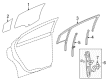 Chevy Cruze Weather Strip Diagram - 84406632