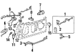Buick Door Lock Actuator Diagram - 16634796
