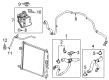 Chevy Camaro Oil Cooler Hose Diagram - 84132657