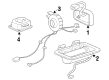 Oldsmobile Intrigue Air Bag Clockspring Diagram - 26090831