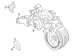 1997 Chevy Corvette Water Pump Gasket Diagram - 12559648