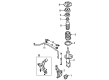 Saturn Sway Bar Link Diagram - 20784686