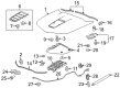 Chevy Hood Cable Diagram - 20959350