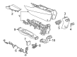 Buick Regal TourX Center Console Diagram - 39200093
