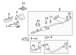 Saturn Catalytic Converter Diagram - 96817443