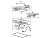 1997 Oldsmobile Achieva Weather Strip Diagram - 22659844