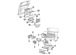 Oldsmobile Cutlass Cruiser Door Armrest Diagram - 20304725
