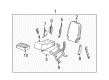 2005 Chevy Silverado 2500 HD Cup Holder Diagram - 88941201