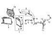 Chevy Corvette A/C Condenser Fan Diagram - 84824875