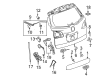 2014 Buick Enclave Trunk Latch Diagram - 13584872