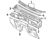 1998 Chevy Tracker Dash Panels Diagram - 30016102