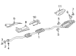 Cadillac Exhaust Heat Shield Diagram - 23394152
