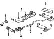 Oldsmobile Regency Catalytic Converter Diagram - 25174347