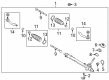 Chevy Rack and Pinion Boot Diagram - 19317048