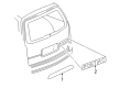 Pontiac Tailgate Handle Diagram - 10344001