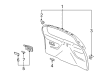 Cadillac SRX Body Mount Hole Plug Diagram - 25732248