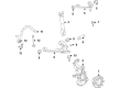 Chevy Sway Bar Bracket Diagram - 84396074