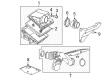 Chevy Silverado 1500 Air Filter Box Diagram - 23360000