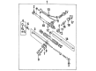 Chevy Rack and Pinion Boot Diagram - 26009953