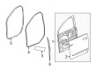 Buick Enclave Door Seal Diagram - 84222074