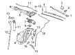 Cadillac Wiper Blade Diagram - 25892081