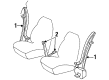 1992 Cadillac Eldorado Seat Belt Diagram - 12515817