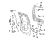 Chevy C3500 Door Lock Diagram - 15010242