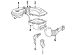 Cadillac DeVille Air Intake Coupling Diagram - 25098654