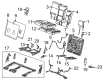 2022 Cadillac Escalade ESV Seat Cushion Pad Diagram - 85125275