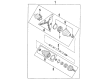Cadillac DeVille CV Boot Diagram - 26044385