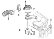 1990 Buick Regal Air Intake Coupling Diagram - 25536381