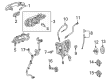 GMC Yukon XL Door Handle Diagram - 13526766