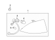 Buick Lucerne Back Up Light Diagram - 25927355