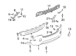Chevy Bumper Reflector Diagram - 96673825