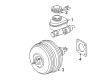 2006 Chevy Trailblazer Brake Booster Diagram - 15267004