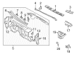 1998 GMC Jimmy Dash Panels Diagram - 12377140
