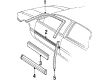 1988 Buick Skylark Door Moldings Diagram - 12522168