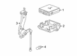 Cadillac Ride Height Sensor Diagram - 84460153