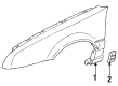 1992 Chevy Beretta Door Moldings Diagram - 10115309