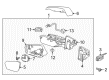 Chevy Equinox Mirror Cover Diagram - 23406417