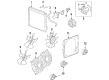 Cadillac SRX A/C Condenser Fan Diagram - 19353837