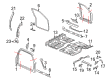 Chevy Avalanche 2500 Weather Strip Diagram - 15244247