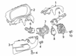 Buick Steering Column Cover Diagram - 42514710