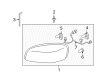 Pontiac Fog Light Connector Diagram - 89044646