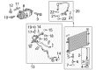 Cadillac A/C Compressor Diagram - 84378274