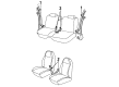 1987 Oldsmobile Cutlass Cruiser Seat Belt Diagram - 12398967