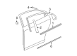 Saturn Door Moldings Diagram - 20787836